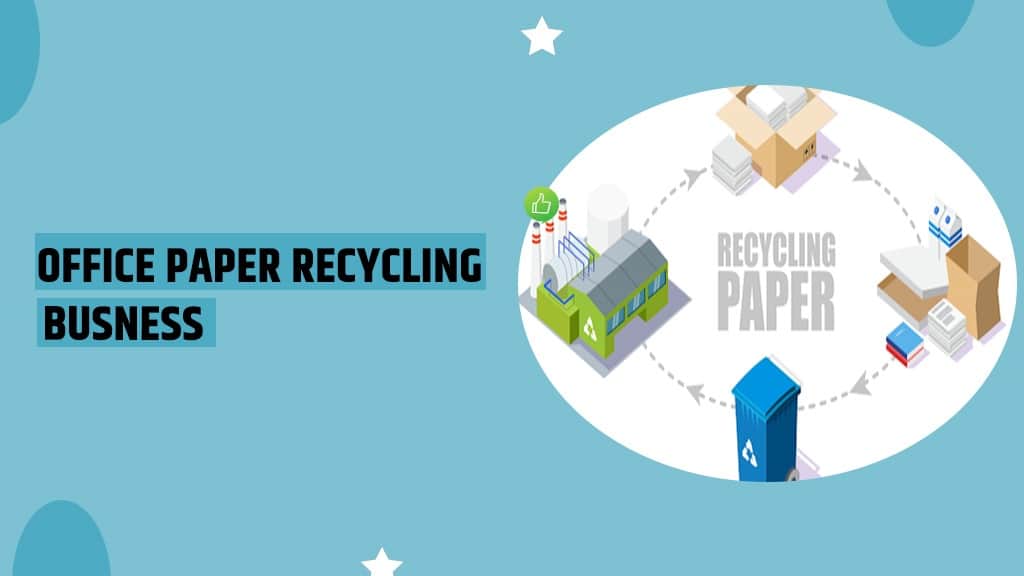 Office Paper Recycling Business (Process, Machine, Employees, Space ...